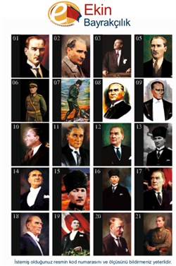 Atatürk Resmi 100x150cm.